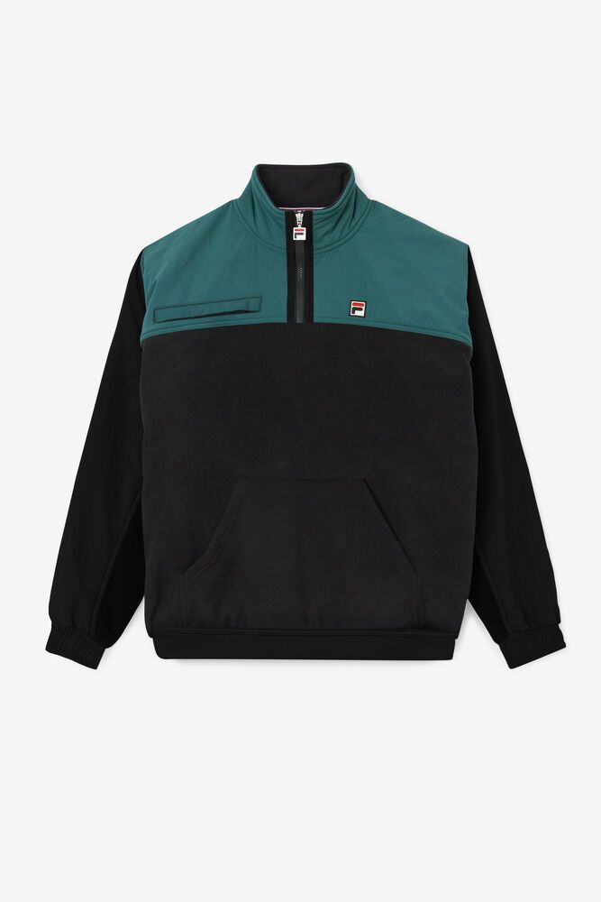 Fila Bunda Panske Francisco Fleece Čierne - IAKUJ9205